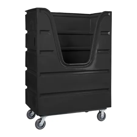 R & B Wire Products - 847BLK - Bulk Transport Truck 2000 Lb. Capacity Poly / Steel 6 Inch Casters