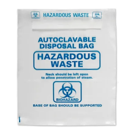 Heathrow Scientific - HS1002A - Biohazard Autoclave Bag White Polypropylene 310 X 660 Mm