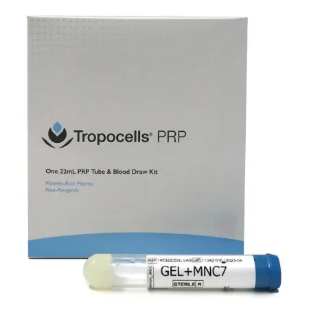 Transcend Biologics - Tropocells - TC0003 - Platelet Rich Plasma Kit Tropocells 1 X 22 mL Glass Tube Sterile