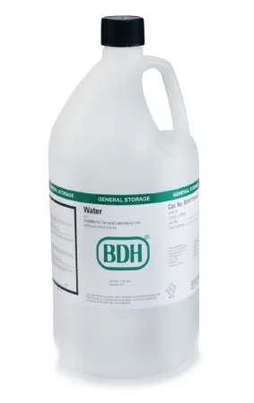 VWR International - BDH - BDH1168-4LP - Chemistry Reagent Bdh Water Acs Grade / Astm Type Ii 100% 4 Liter