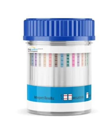 Confirm Biosciences - DrugConfirm - HE-CUPB-6125 - Drugs Of Abuse Test Kit Drugconfirm Amp1000, Bar300, Bup10, Bzo300, Coc300, Mamp1000/met, Mdma500, Mop300, Mtd300, Oxy100, Pcp25, Thc50 25 Tests Clia Waived
