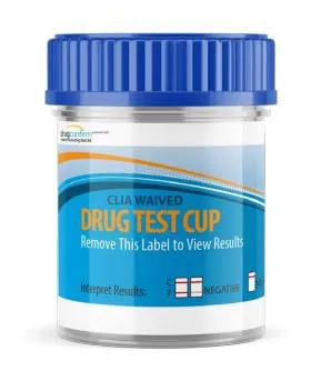 Confirm Biosciences - DrugConfirm - HE-CUP-8104PR - Drugs Of Abuse Test Kit Drugconfirm Amp1000, Bup10, Bzo300, Coc300, Mamp1000/met, Mdma500, Mtd300, Mop2000, Oxy100, Thc50 25 Tests Clia Waived