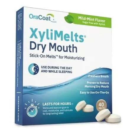 Quest Products - XyliMelts - 55933000020 - Mouth Moisturizer Xylimelts 40 Per Pack Melt