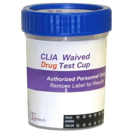 Germaine Laboratories - SafeCup III - 40675 - Drugs Of Abuse Test Kit Safecup Iii Amp, Bzo, Coc, Mamp/met, Opi, Thc 25 Tests Clia Waived