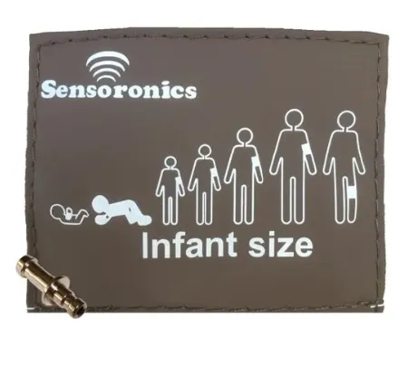 Sensoronics - SRBP-ST-I-BF - Reusable Blood Pressure Cuff Sensoronics 11 To 15 Cm Arm Nylon Cuff Infant Cuff