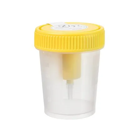 Greiner Bio-One - 724322 - Urine Specimen Container With Integrated Transfer Device 100 Ml (3.4 Oz.) Screw Cap Patient Information Nonsterile