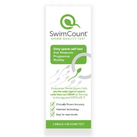 2San - SwimCount - USSC1SC - Sexual Health Test Kit Swimcount Sperm Quality Test 24 Tests Clia Waived