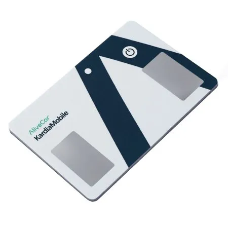 AliveCor - KardiaMobile Card - AC-021-NUA-B - Ecg Mobile Card Kardiamobile Card Battery Operated Smart Phone Display Resting