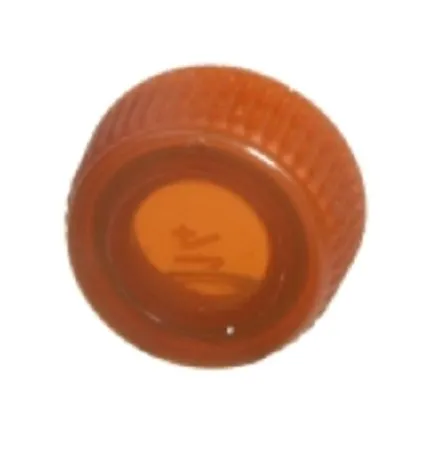 Bio Plas - 4224R - Microcentrifuge Tube Closure Polypropylene Screw Cap With O-ring Amber For Bio Plas Screw Cap Conical Microcentrifuge Tubes (c2817 Series) Nonsterile