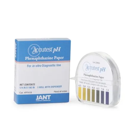 Jant Pharmacal - Accutest - PF418-10 - Ph Paper In Dispenser Accutest 4.5 To 7.5