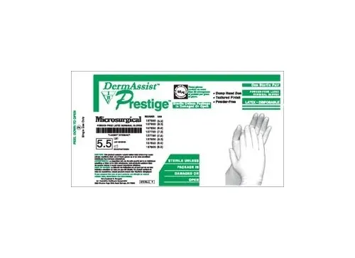 Innovative - Nitriderm - 135260 - Surgical Glove Nitriderm Size 6 Sterile Nitrile Standard Cuff Length Fully Textured White Chemo Tested