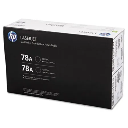 HP - HEW-CE278D - Hp 78a, (ce278d) 2-pack Black Original Laserjet Toner Cartridges