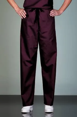 Fashion Seal Uniforms - Poplin - 78841-XL - Scrub Pants Poplin X-large Burgundy Unisex