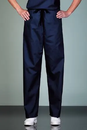 Fashion Seal Uniforms - Poplin - 78844-XL - Scrub Pants Poplin X-large Navy Blue Unisex