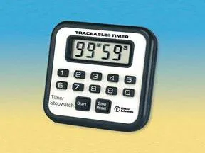 Fisher Scientific - Traceable - S40711 - Electronic Stop Watch / Timer Magnetic Back, Freestand Traceable 100 Minutes Digital Display