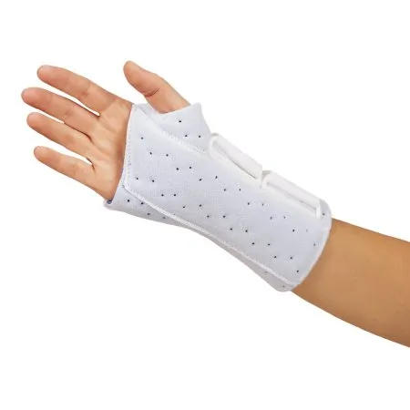 DeRoyal - 5005-01 - Wrist / Forearm Brace Foam / Metal Right Hand White One Size Fits Most