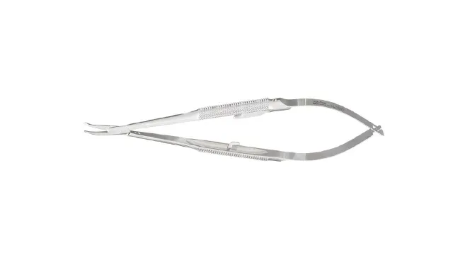 Integra Lifesciences - 17-1020 - Needle Holder 5-1/4 Inch Length Smooth Jaws Finger Ring Handle