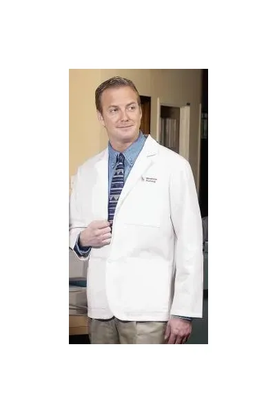 Fashion Seal Uniforms - 180-M - Lab Jacket White Medium Hip Length 65% Polyester / 35% Cotton Reusable