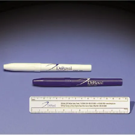 Deroyal - 26-002 - Skin Marker Gentian Violet Fine Tip Ruler Sterile
