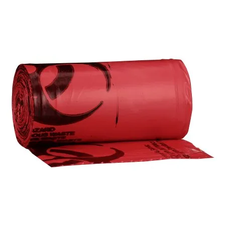 McKesson - 03-5700 - Infectious Waste Bag Mckesson 7 To 10 Gal. Red Bag Polymer Film 24 X 24 Inch
