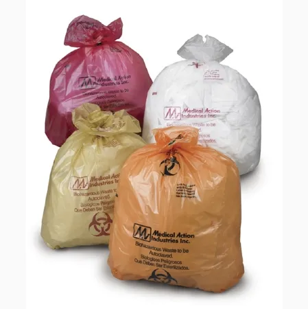 Medegen Medical Products - 882 - Biohazard Waste Bag Medegen Medical Products 7 To 10 Gal. Orange Bag Polypropylene 19 X 24 Inch