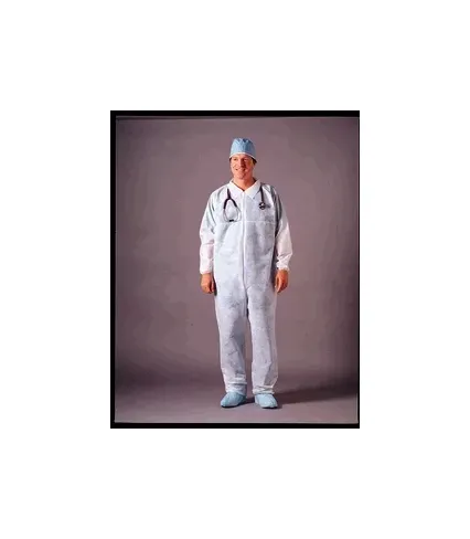 Busse Hospital Disp - 213 - Fluid Resistant Coveralls, Elastic Cuffs