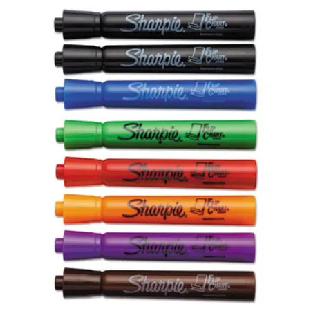 Sharpie - SAN-22480PP - Flip Chart Marker, Broad Bullet Tip, Assorted Colors, 8/set