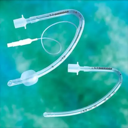 Teleflex - Sheridan Preformed - 5-22210 - Cuffed Endotracheal Tube Sheridan Preformed 245 Mm Length Curved 5.0 Mm Pediatric Murphy Eye
