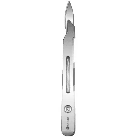 Sklar - 06-3123 - Scalpel Sklar No. 23 Stainless Steel / Plastic Classic Grip Handle Sterile Disposable
