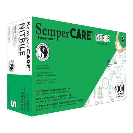 Sempermed - SemperCare - NIPFT102 -  USA Glove, Exam, Nitrile, Powder Free