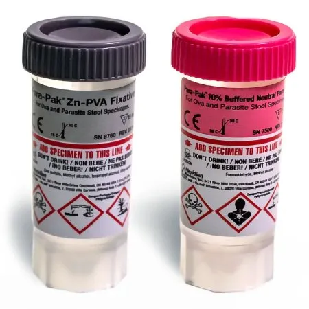 Meridian - Para-Pak 2-Vial - 301012 - Specimen Collection and Transport Kit Para-Pak 2-Vial 15 mL (0.5 oz.) / 15 mL (0.5 oz.) / 15 mL (0.5 oz.) Plastic Collection Vial NonSterile