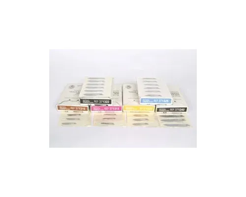Aspen Surgical - 371322 - Rib-Back Carbon Steel Blade, Non-Sterile, Size 22, 6/strip, 25 strips/cs (Not Available for sale into Canada)