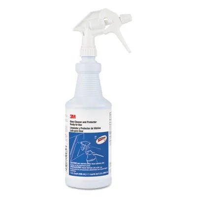 3M Comm - From: MMM85788 To: MMM85788CT  Ready To Use Glass Cleaner With Scotchgard, Apple Scent, 32Oz Spray Bottle