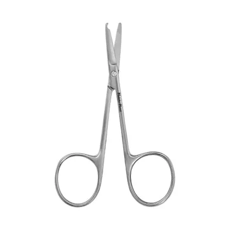 Integra Lifesciences - MeisterHand - MH9-100 -  Stitch Scissors  Spencer 3 1/2 Inch Length Surgical Grade Stainless Steel NonSterile Finger Ring Handle Straight Blunt Tip / Blunt Tip