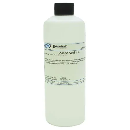 EDM 3 - 400420 - Chemistry Reagent Acetic Acid ACS Grade 3% 16 oz.