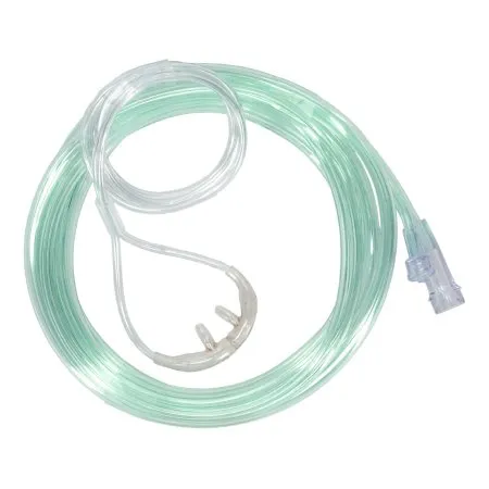 Sun Med - Salter-Style - 4706f-7-0-25 - Etco2 Nasal Sampling Cannula With O2 Delivery With Oxygen Delivery Salter-Style Adult Curved Prong / Nonflared Tip