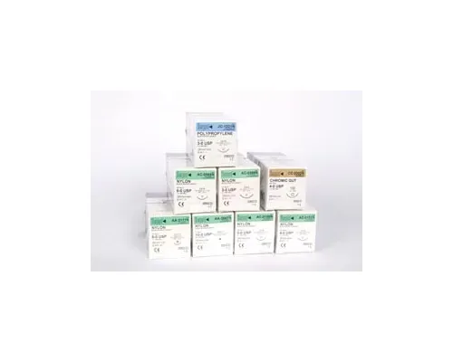 Surgical Specialties - 443B - 2/0 PolySyn&#153; Suture, Undyed Braided, 27"/70cm, C7, 24mm 3/8 Circle, 12/bx