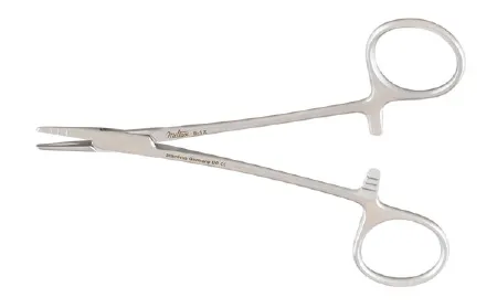 Integra Lifesciences - 8-12 - Needle Holder 5 Inch Length Smooth Jaws Finger Ring Handle