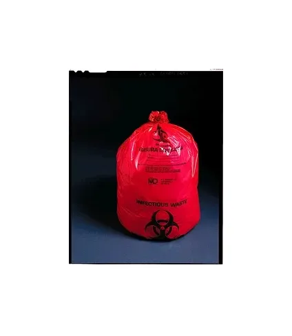 Medegen Medical Products - 45-43 - Biohazardous Waste Collection Bag, 1.25mil, 40" x 46", Red, 150/Case, Flat Pack.