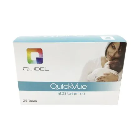 Quidel - QuickVue - 20109 -  Reproductive Health Test Kit  Fertility Test hCG Pregnancy Test Urine Sample 25 Tests CLIA Waived