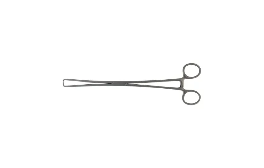 BR Surgical - BR70-50425 - Tenaculum Forceps Br Surgical Schroeder-braun 9-3/4 Inch Length Surgical Grade Stainless Steel Nonsterile Ratchet Lock Finger Ring Handle Straight 1 X 1 Prongs