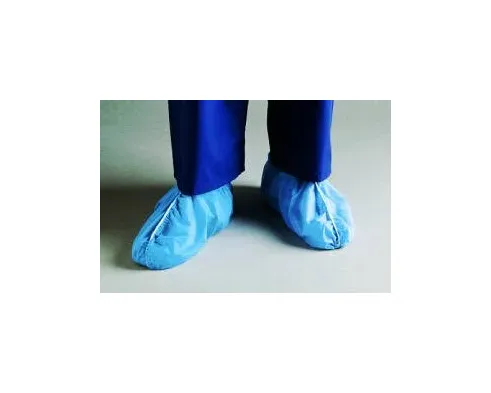 Cardinal - 4854 - Dura Fit Shoe Cover Dura Fit X Large Shoe High Nonskid Sole Blue NonSterile