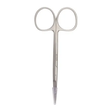 McKesson - McKesson Argent - 43-1-103 - Iris Scissors McKesson Argent 4 Inch Length Surgical Grade Stainless Steel Finger Ring Handle Sharp Tip / Sharp Tip
