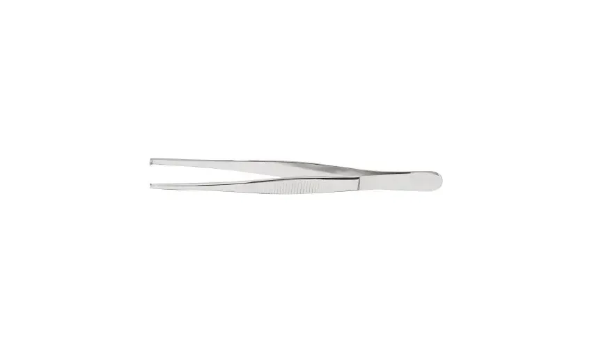McKesson - McKesson Argent - 43-1-757 - Tissue Forceps McKesson Argent 5 Inch Length Surgical Grade Stainless Steel NonSterile NonLocking Thumb Handle 2 X 2 Teeth
