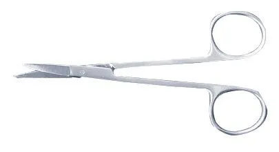 McKesson - 43-2-109 - Iris Scissors McKesson 4-1/8 Inch Office Grade Stainless Steel Finger Ring Handle Sharp Tip / Sharp Tip