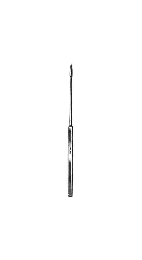 Integra Lifesciences - Miltex - 19-500 - Ear Knife Miltex Sexton Stainless Steel 7 Inch Length Flat Handle Nonsterile Reusable