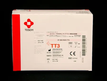 Tosoh Bioscience - ST AIA-Pack - 025282 - Reagent Kit ST AIA-Pack Thyroid / Metabolic Assay Triiodothyronine (T3) For AIA Automated Immunoassay Systems 100 Tests 20 Cups X 5 Trays