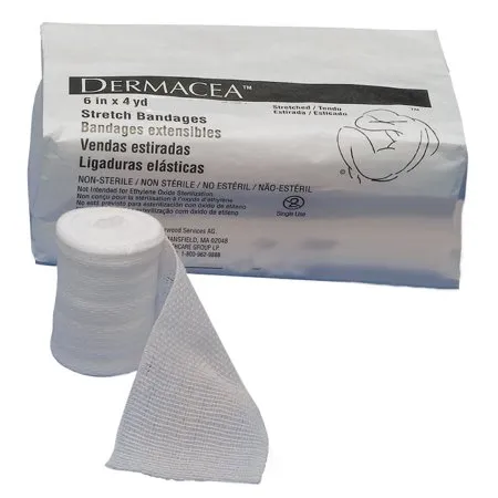 Cardinal - Dermacea - From: 441501 To: 441507 -  Conforming Bandage  6 Inch X 4 Yard 1 per Pack Sterile 1 Ply Roll Shape