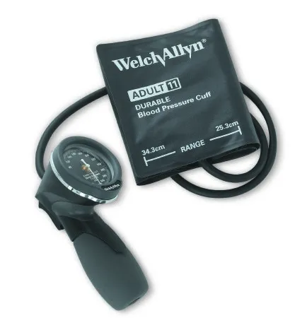Welch Allyn - Ds66 Trigger Aneroid Gold Series - 5098-42 - Aneroid Sphygmomanometer Unit Ds66 Trigger Aneroid Gold Series Multiple Sizes Nylon 15 - 21 Cm And 25 - 34 Cm Palm Aneroid
