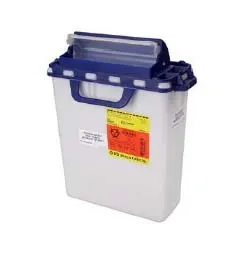 BD Becton Dickinson - Recykleen - 305622 -  Pharmaceutical Waste Container  White Base 16.6 H X 10.7 W X 6 D Inch Horizontal Entry 3 Gallon